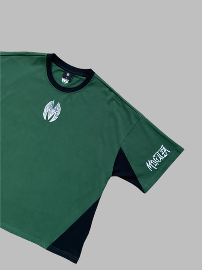 Forest Green & Black Minutia T-Shirt